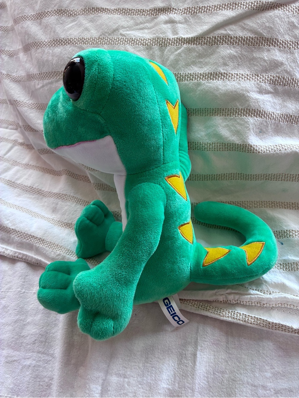 Geico Gecko Lizard 13” Plush Insurance Mascot Advertisement Commercial Icon